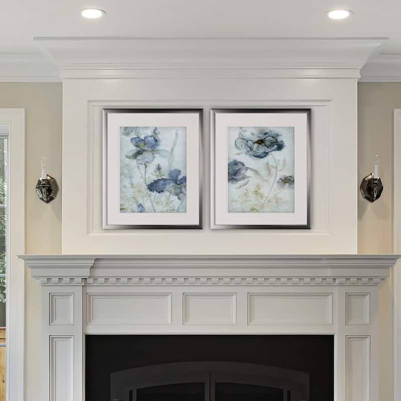 Morning Iris -2 Piece Set - Silver Frame