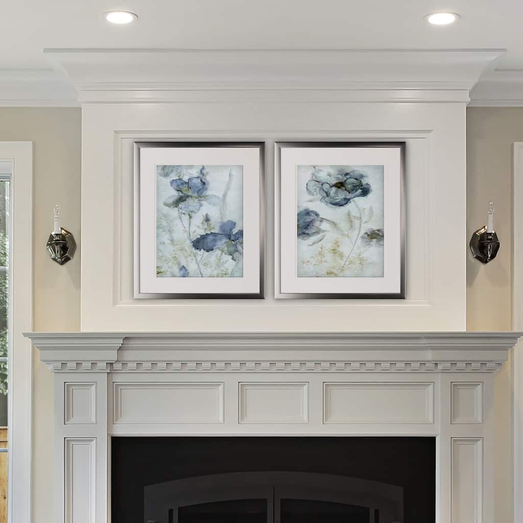 Morning Iris -2 Piece Set - Silver Frame