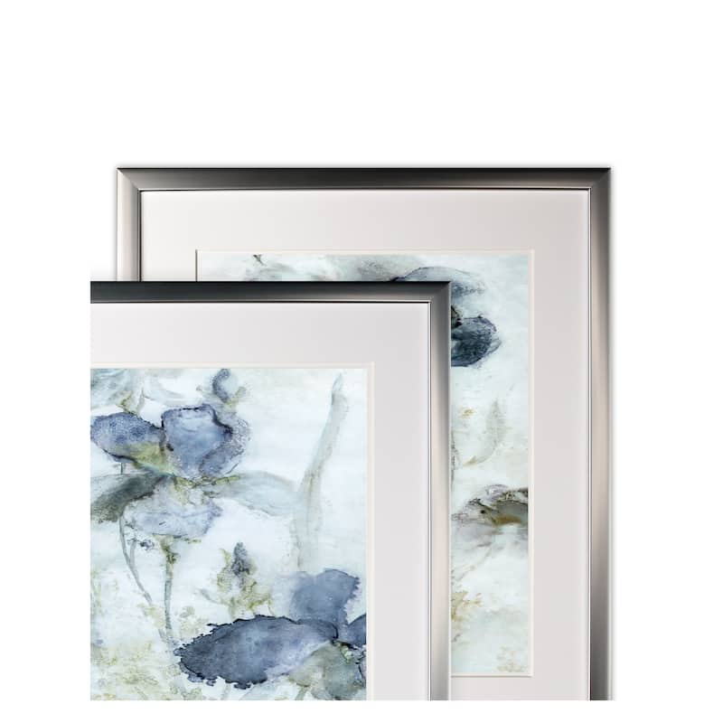 Morning Iris -2 Piece Set - Silver Frame