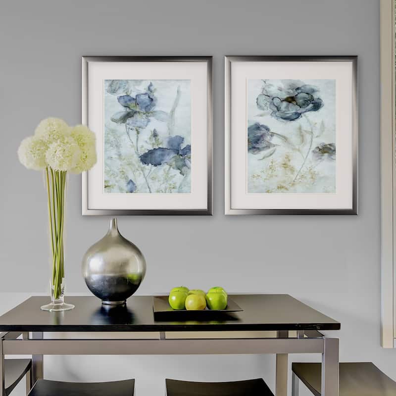 Morning Iris -2 Piece Set - Silver Frame