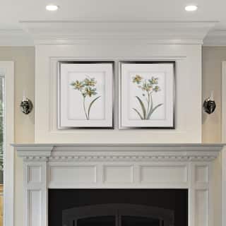 Neutral Botanical I -2 Piece Set - Silver Frame