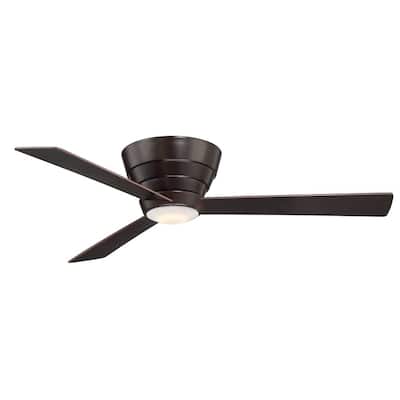 Niva 54" Flush Mount Ceiling Fan with LED and Remote Control