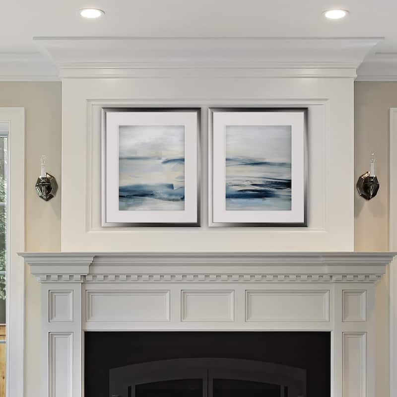 Drifting Tides -2 Piece Set - Silver Frame