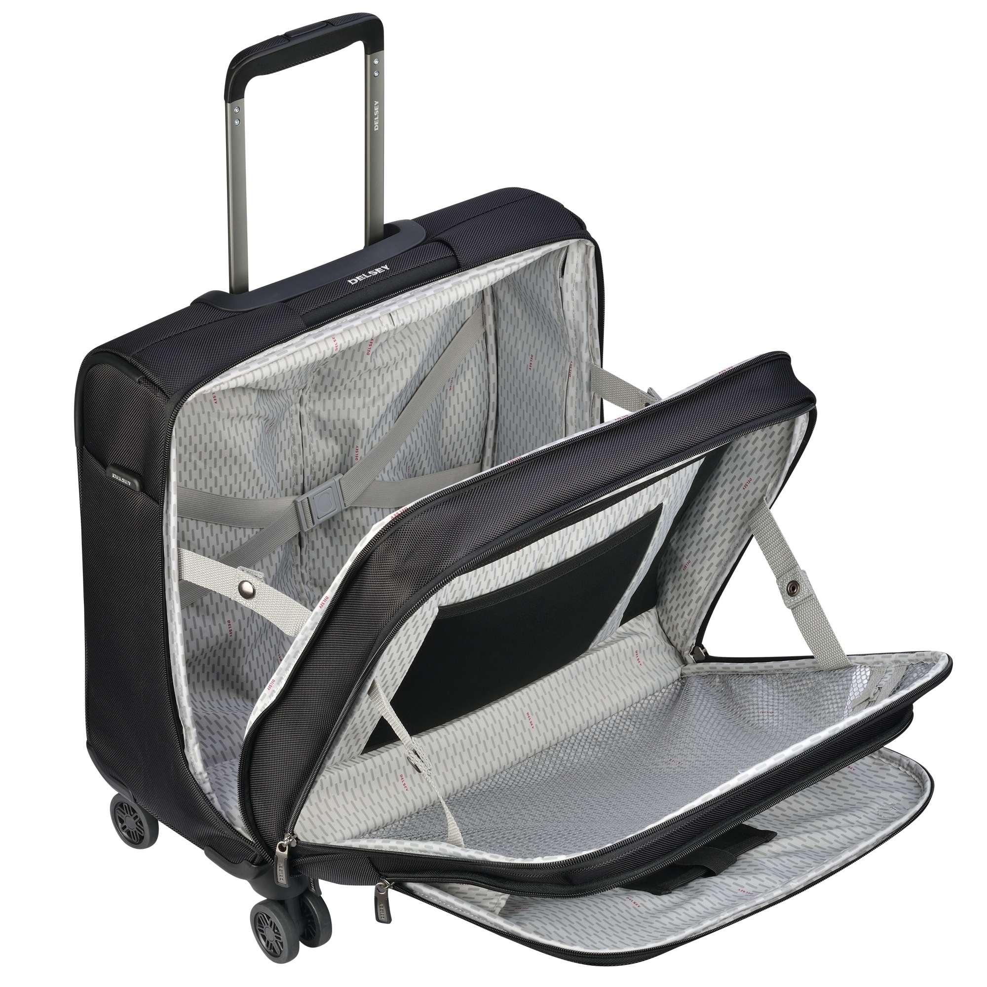 delsey cruise lite soft spinner trolley tote