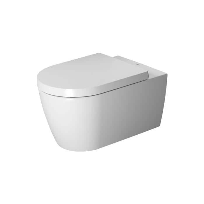 Duravit Me by Starck Toilet Wm 570Mm Washdown, Durafix, Rimless, Us White