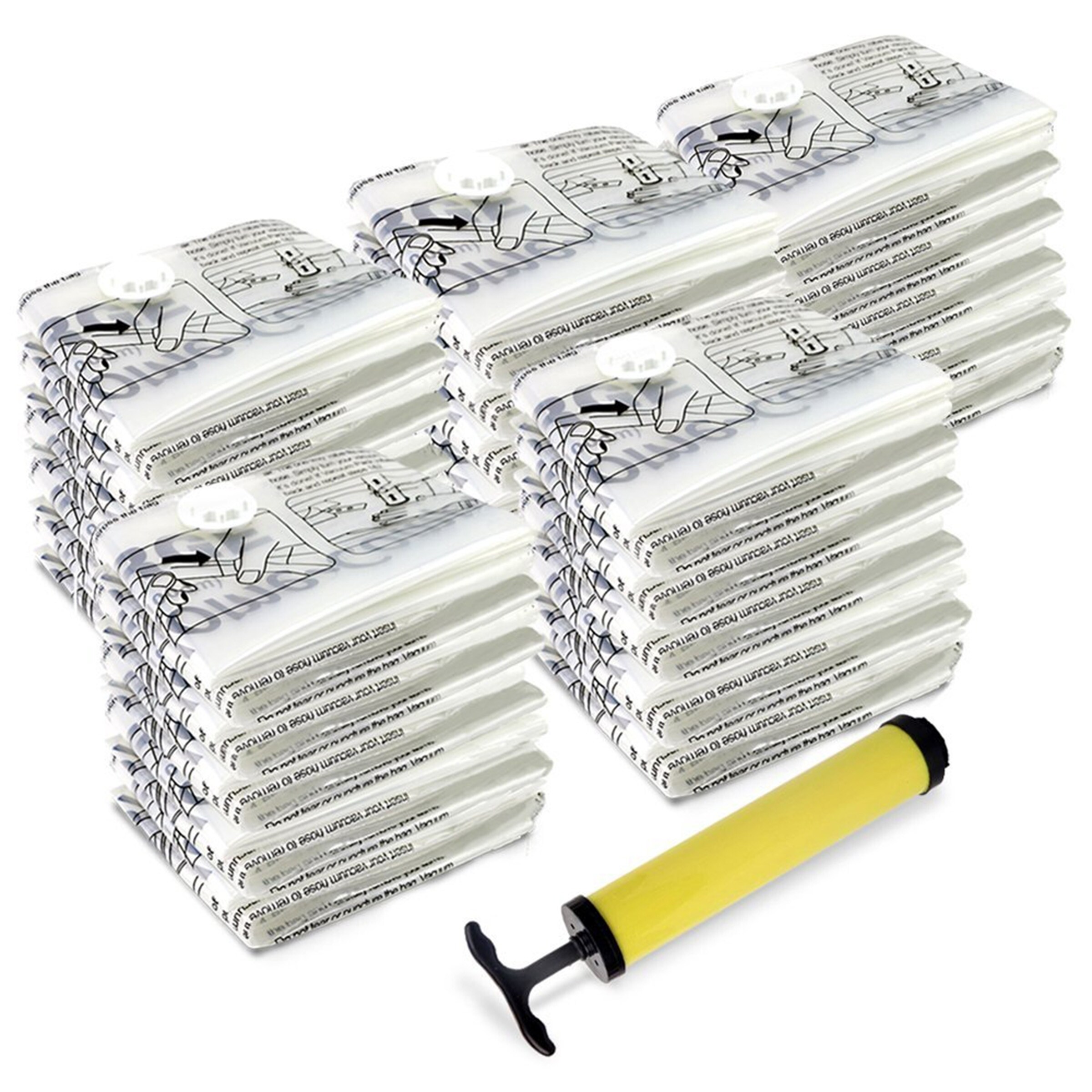 Woolite White Nylon Air-Tight Jumbo Cube Vacuum Storage Bags -  35Wx15.5Dx43H - On Sale - Bed Bath & Beyond - 13685660