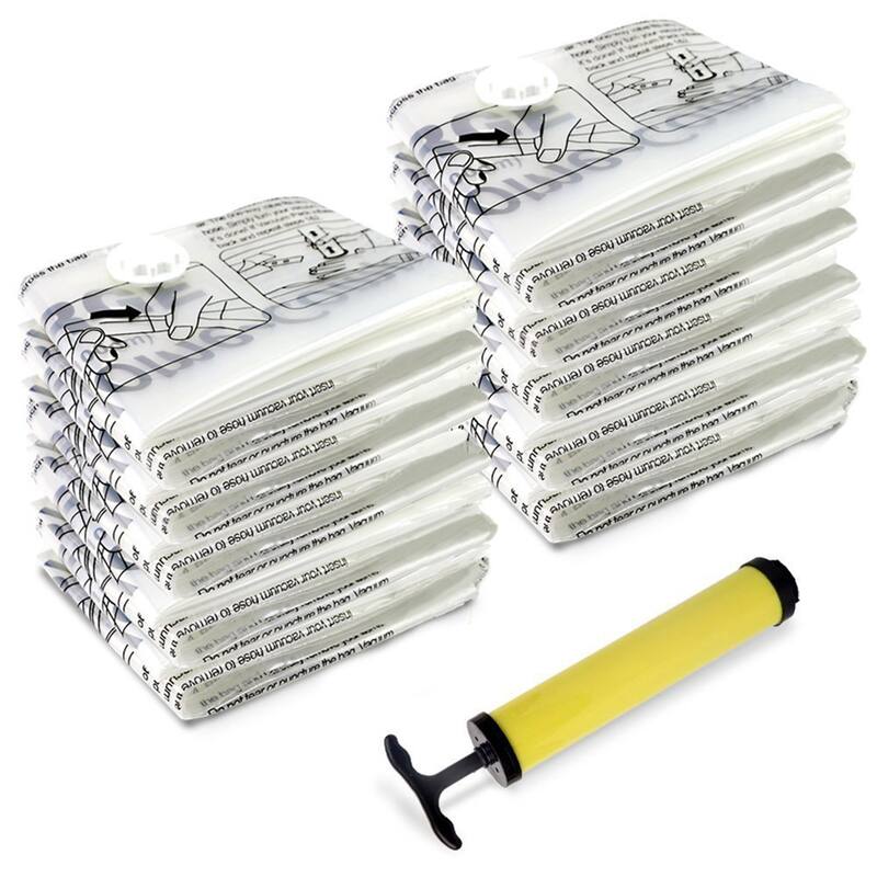 Vacuum Sealer Bags - Airtight Space Saver Bags in 6 Sizes with Pump by Windsor Home