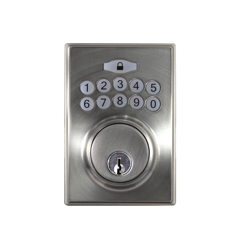 Sure-Loc Modern Electronic Deadbolt - Grey - Satin