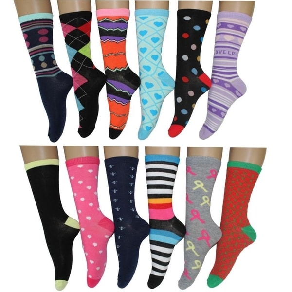 Japanese ankle socks for women multi colored 6 pk