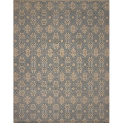 Noori Rug Fine Oushak Gustavo Blue/Ivory Rug - 9'4 x 12'2