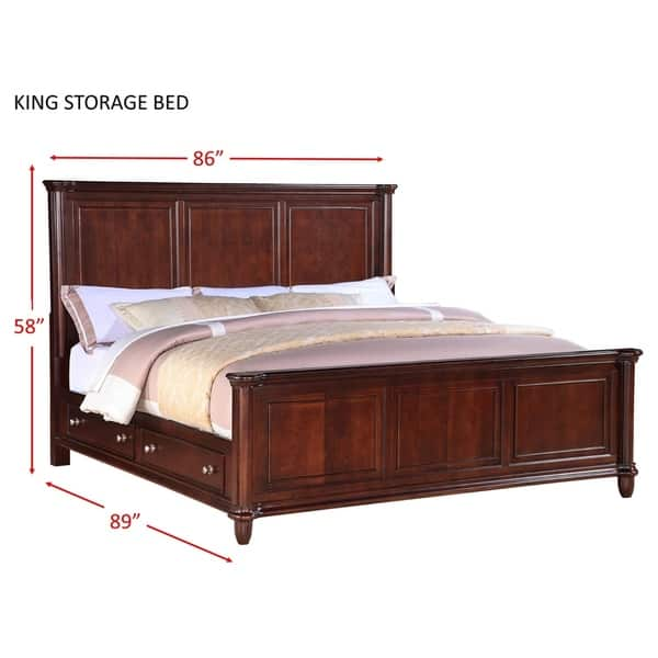 Gracewood Hollow Keyes 6-piece King Storage Bedroom Set - Bed Bath 