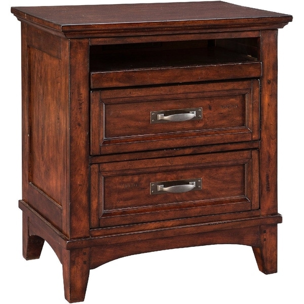 Shop Intercon Star Valley Rustic Cherry 2-drawer ...