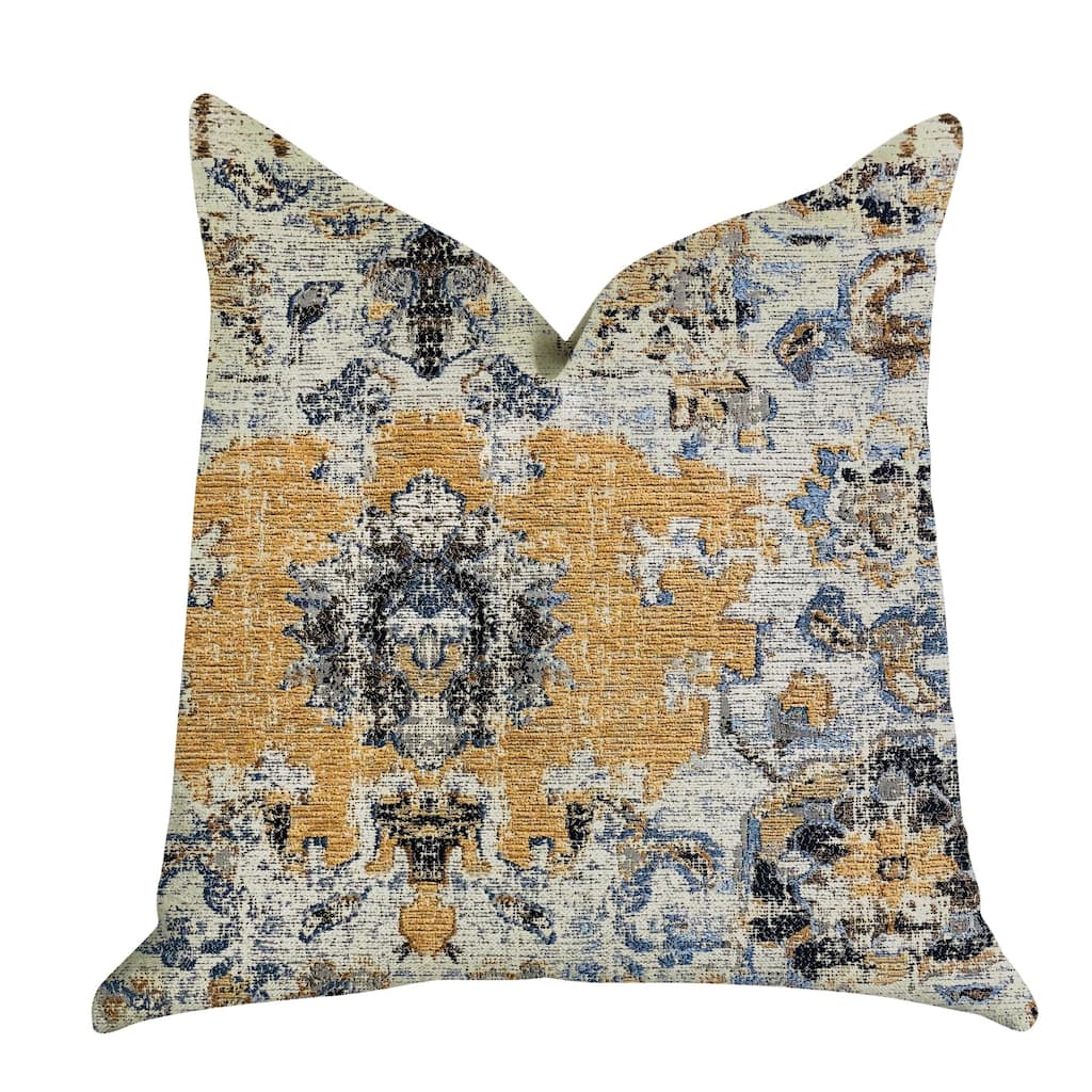 Plutus Free Spirit Damasque Luxury Decorative Throw Pillow
