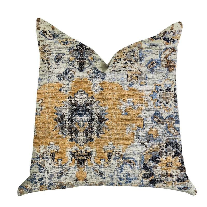 Plutus Free Spirit Damasque Luxury Decorative Throw Pillow