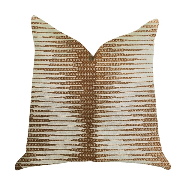 Plutus Pokaline Chevron Luxury Decorative Throw Pillow