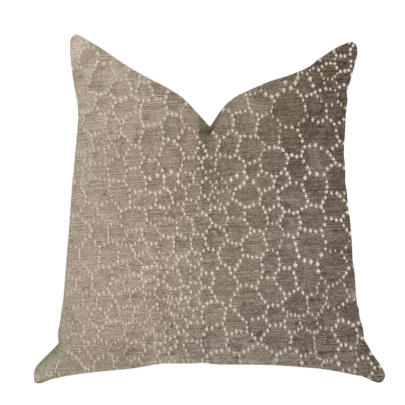 Plutus Bubbly Gal Luxury Decorative Throw Pillow in Beige Tones