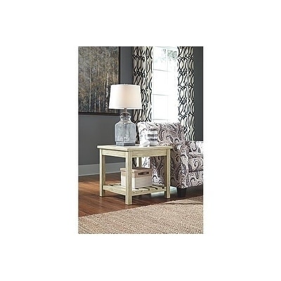 signature design by ashley veldar contemporary whitewash end table free shipping today overstockcom 26553123 - White Wash End Tables signature design by ashley veldar contemporary whitewash end table free shipping today overstockcom 26553123 - White Wash End Tables