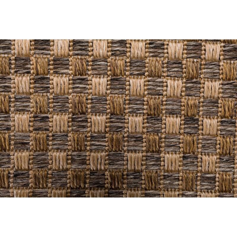 Loomaknoti Cocoa Bay Jandanz Brown Area Rug