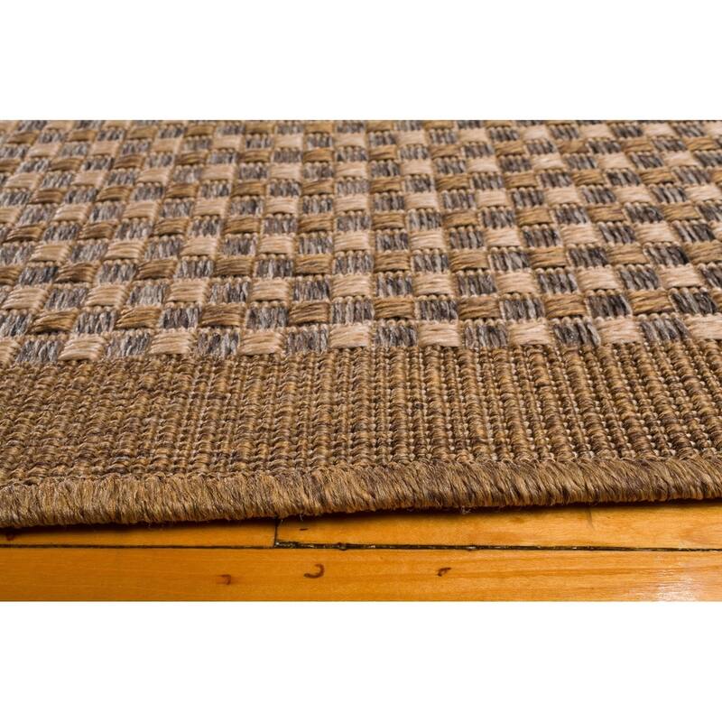 Loomaknoti Cocoa Bay Jandanz Brown Area Rug