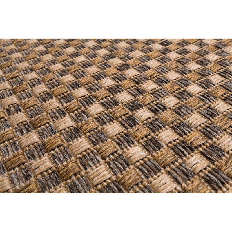 Loomaknoti Cocoa Bay Jandanz Brown Area Rug