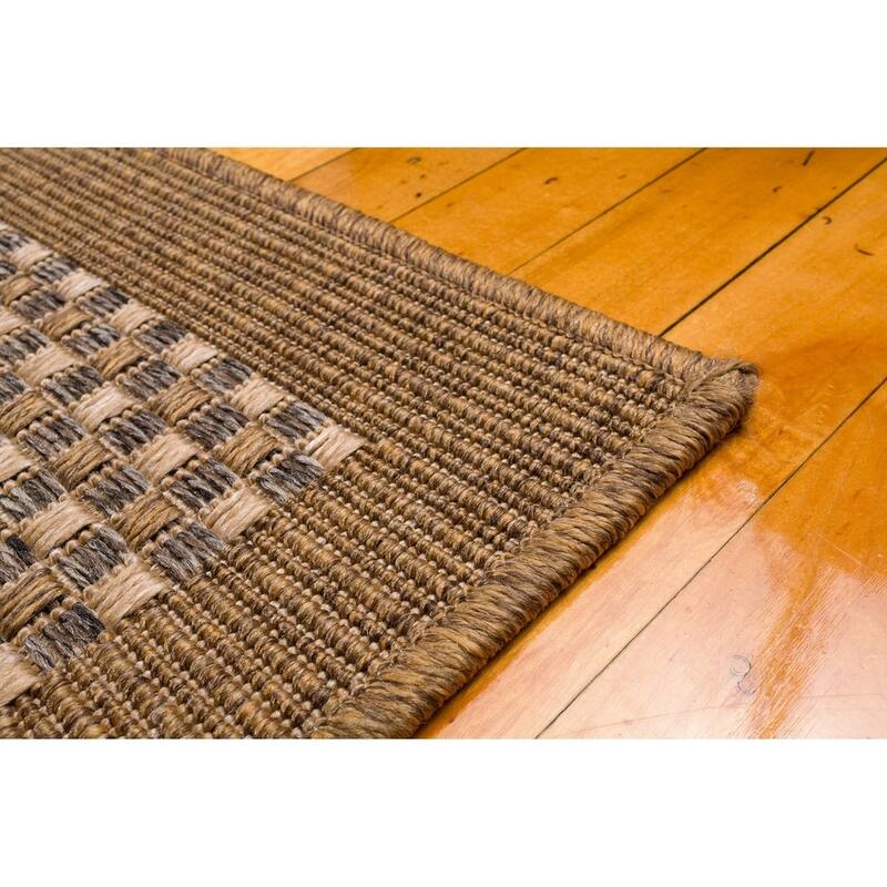 Loomaknoti Cocoa Bay Jandanz Brown Area Rug