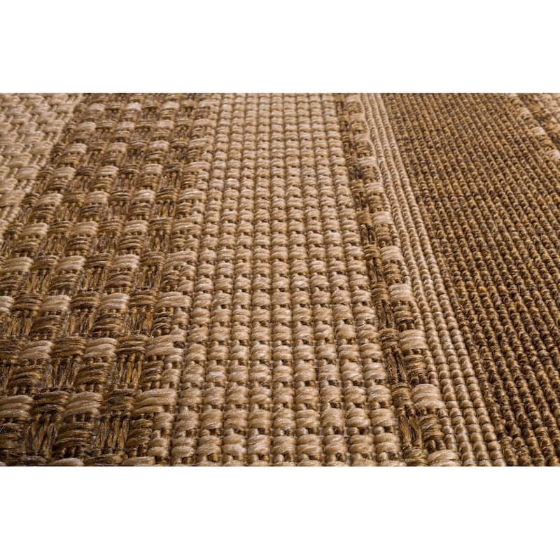 Loomaknoti Cocoa Bay Krayson Brown Area Rug