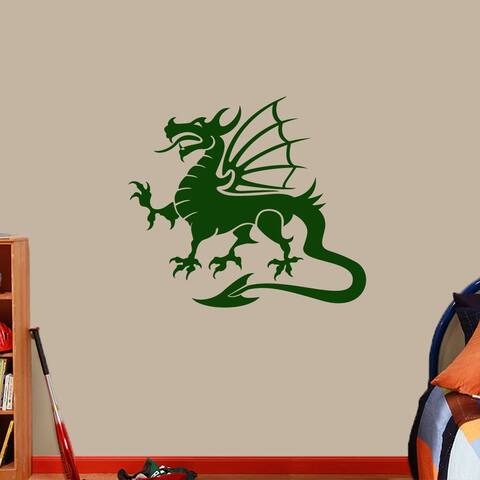 Dragon Mascot Wall Decal
