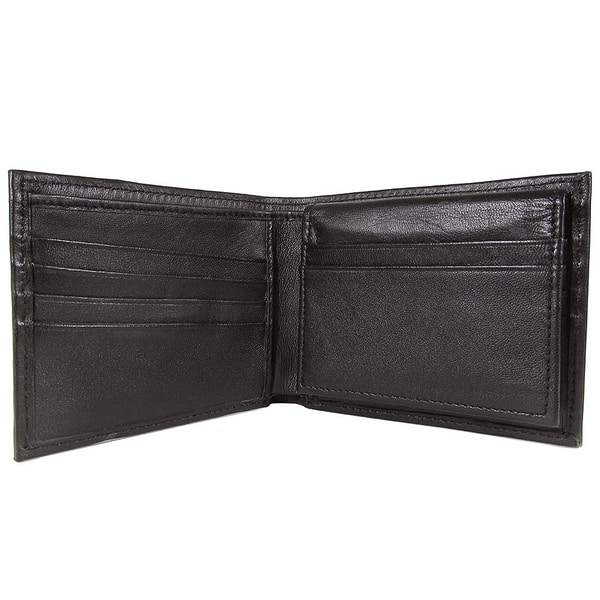 Gift Boxed Mens Ben Sherman Gabardine Billfold Wallet Black