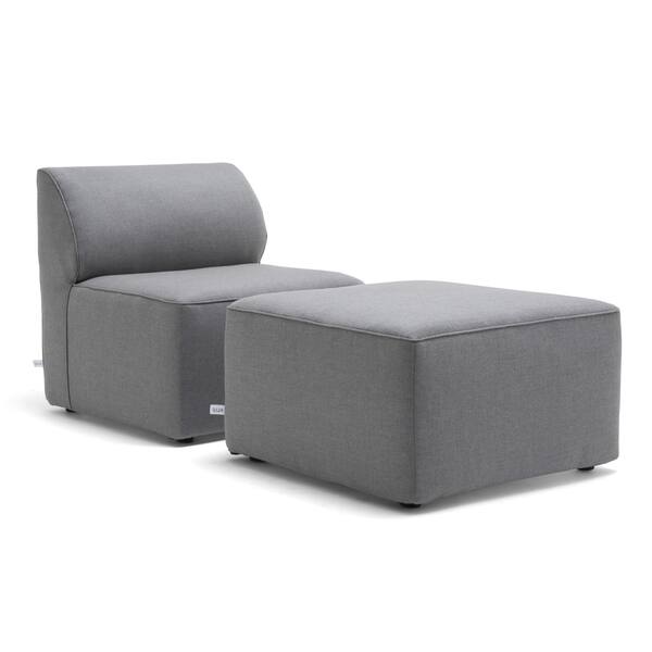 Shop Big Joe Mobilite Outdoor Lounge Chair Ottoman Set Free