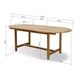 Amazonia Teak Bonita 7-piece Extendable Patio Dining Set - Thumbnail 5