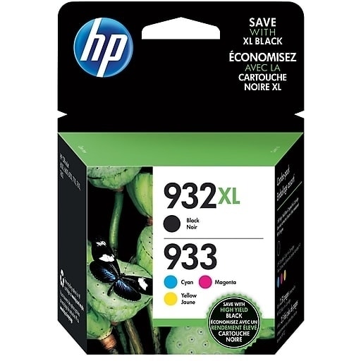 HP GENUINE 932 XL Black /& 933 Tricolor Ink RETAIL BOX for OFFICEJET 6600