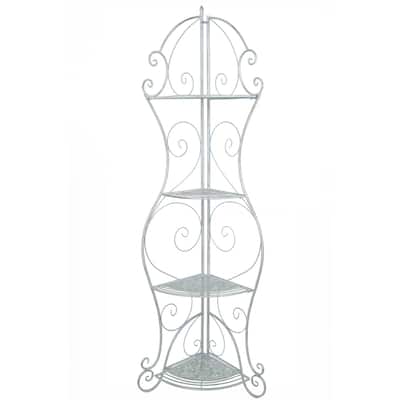 Muse 4 Shelf Corner Bakers Rack
