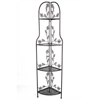 Rosa 4 Shelf Corner Bakers Rack