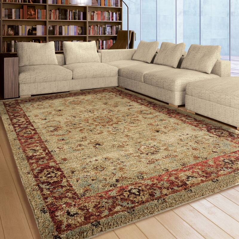 Copper Grove Gouraud Border Area Rug