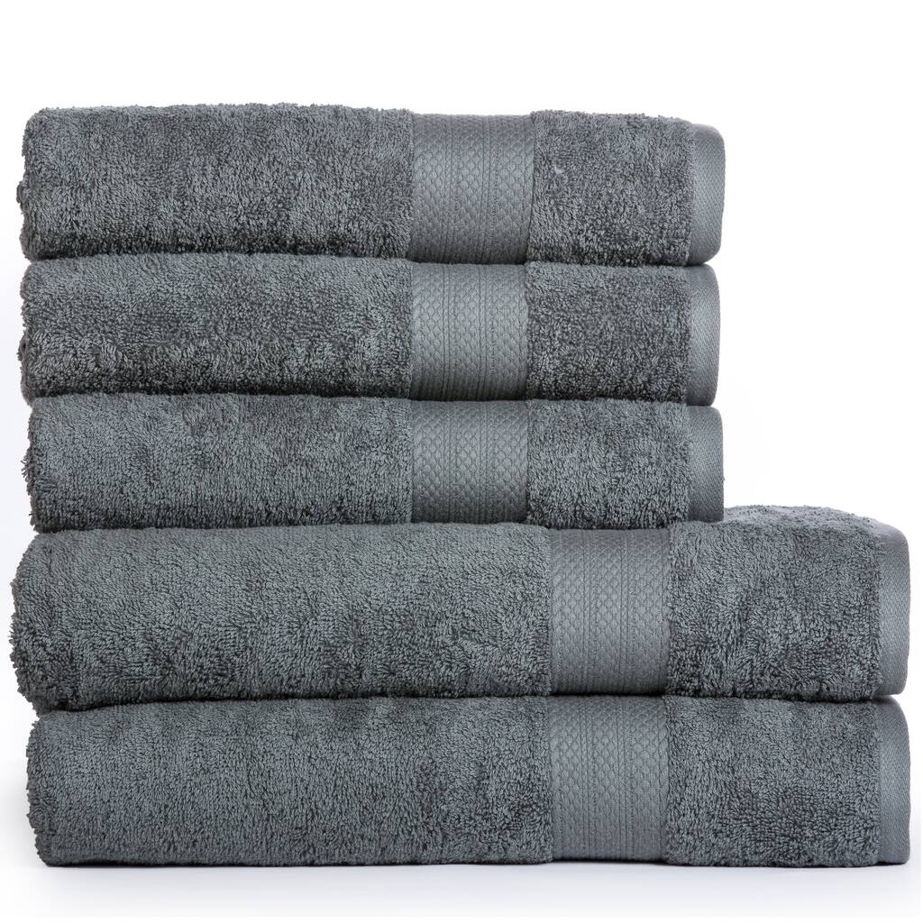 Cotton Oversize Bath Sheets and Bath Towels (5 Pack)