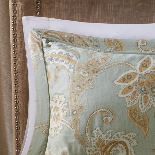 Harbor House Sienna Cotton Printed 5 Piece Duvet Cover Set Multi King//Cal King