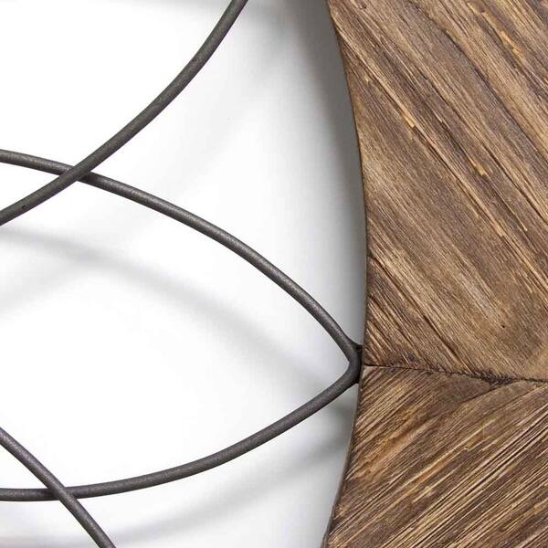 Shop Stratton Home Decor Round Wood And Metal Medallion Wall Decor