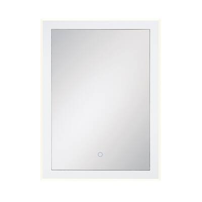 Eurofase Clear Edge Lit LED Small Rectangular Mirror - 33828-015 - Silver - 30" long x 22" wide