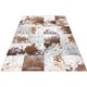preview thumbnail 14 of 18, Pergamino Black Speckles Cowhide Rug