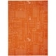 preview thumbnail 2 of 21, Nourison Miles City Sketch Kids Area Rug 5'2" x 7' - Orange - Rectangle