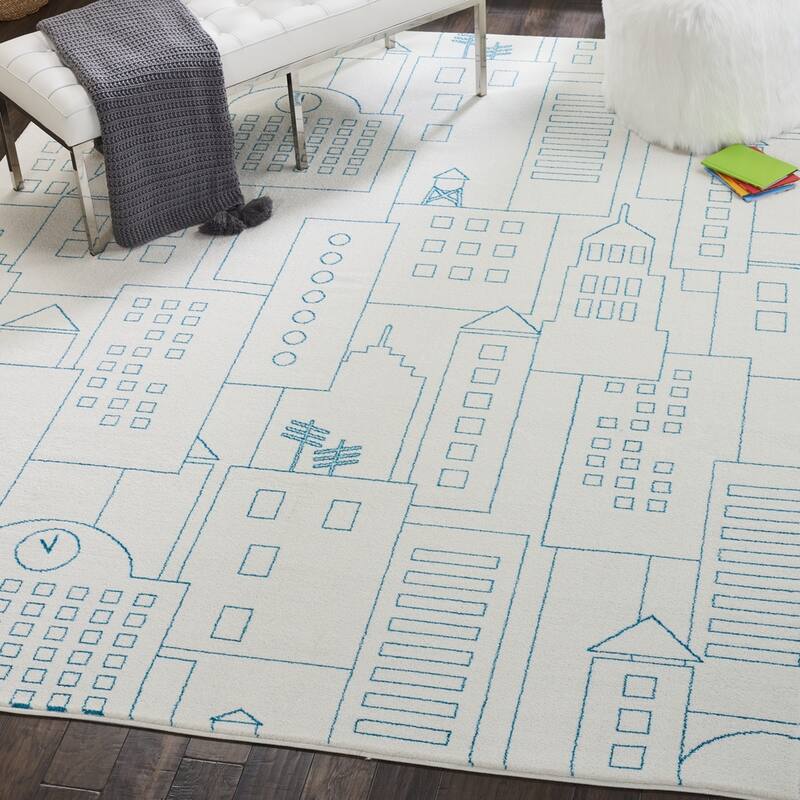 Nourison Miles City Sketch Kids Area Rug
