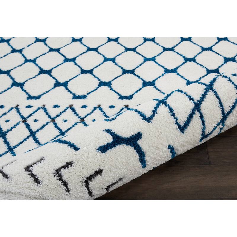 Nourison Kamala Moroccan Geometric Fringe Area Rug