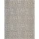 preview thumbnail 11 of 15, Waverly Vintage Lux Floral Area Rug 4' x 6' - Blue - Runner/Rectangle