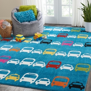 Nourison Miles Cars Kids Area Rug