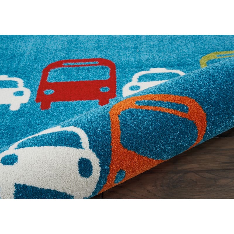 Nourison Miles Cars Kids Area Rug