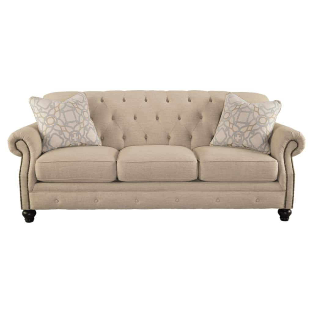 Signature Design by Ashley, Kieran Traditional Natural Sofa