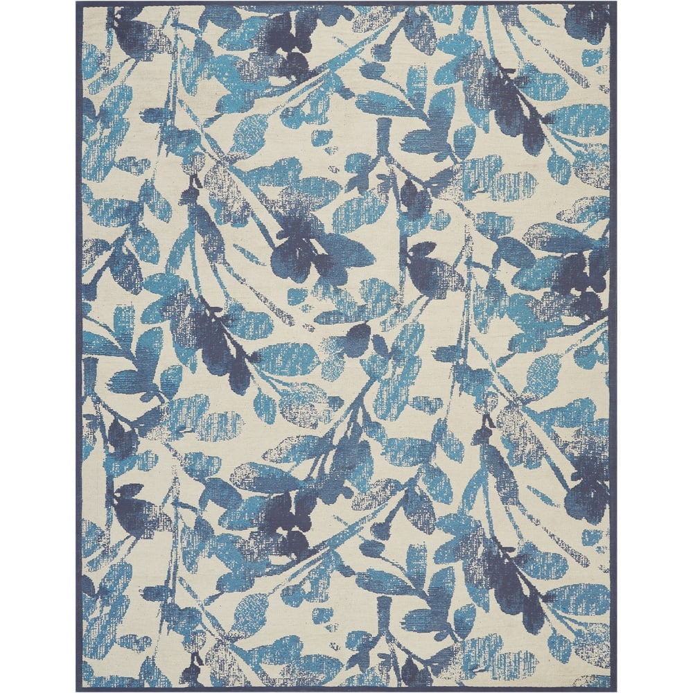 Waverly Vintage Distressed Floral Area Rug
