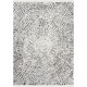 preview thumbnail 2 of 14, Nourison Kamala Moroccan Spiral Fringe Area Rug 5'3" x 7'3" - White/Black