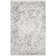preview thumbnail 8 of 14, Nourison Kamala Moroccan Spiral Fringe Area Rug 3'11" x 5'11" - White/Black