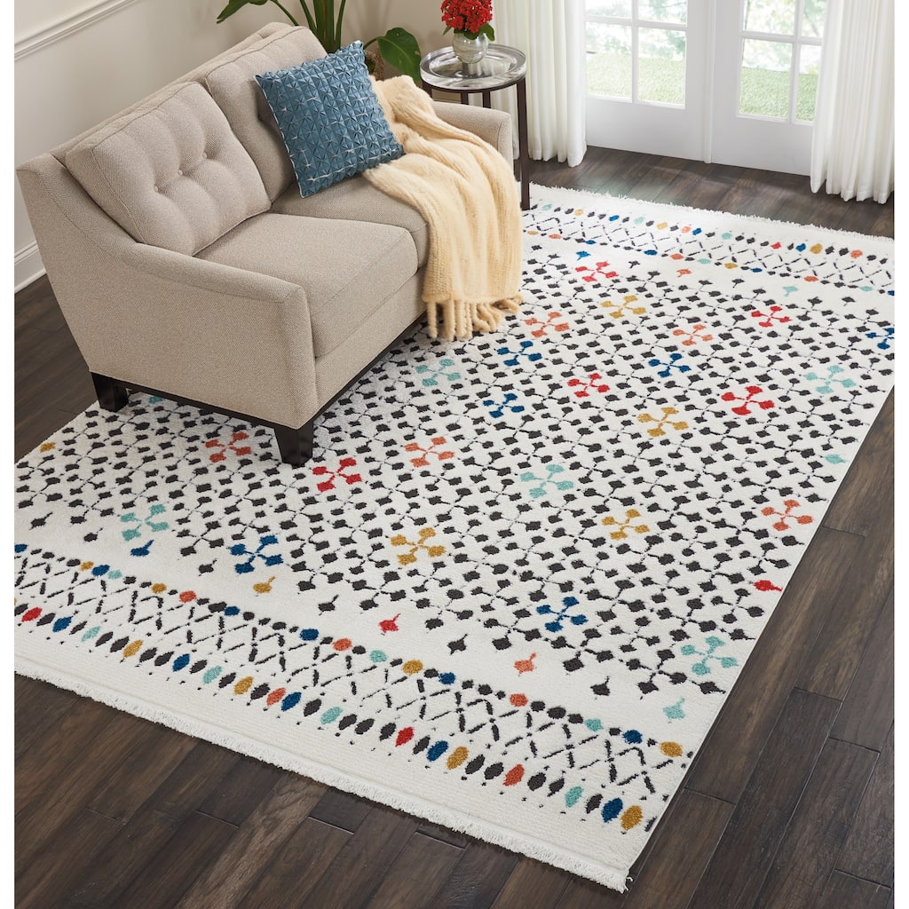 Nourison Kamala Moroccan Fringe Area Rug